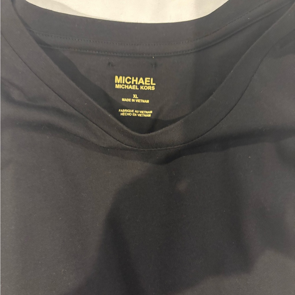 Michael Kors Black Short Sleeve Tee